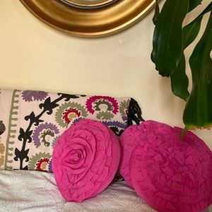 Pottery, barn, kids Pink blossom pillows